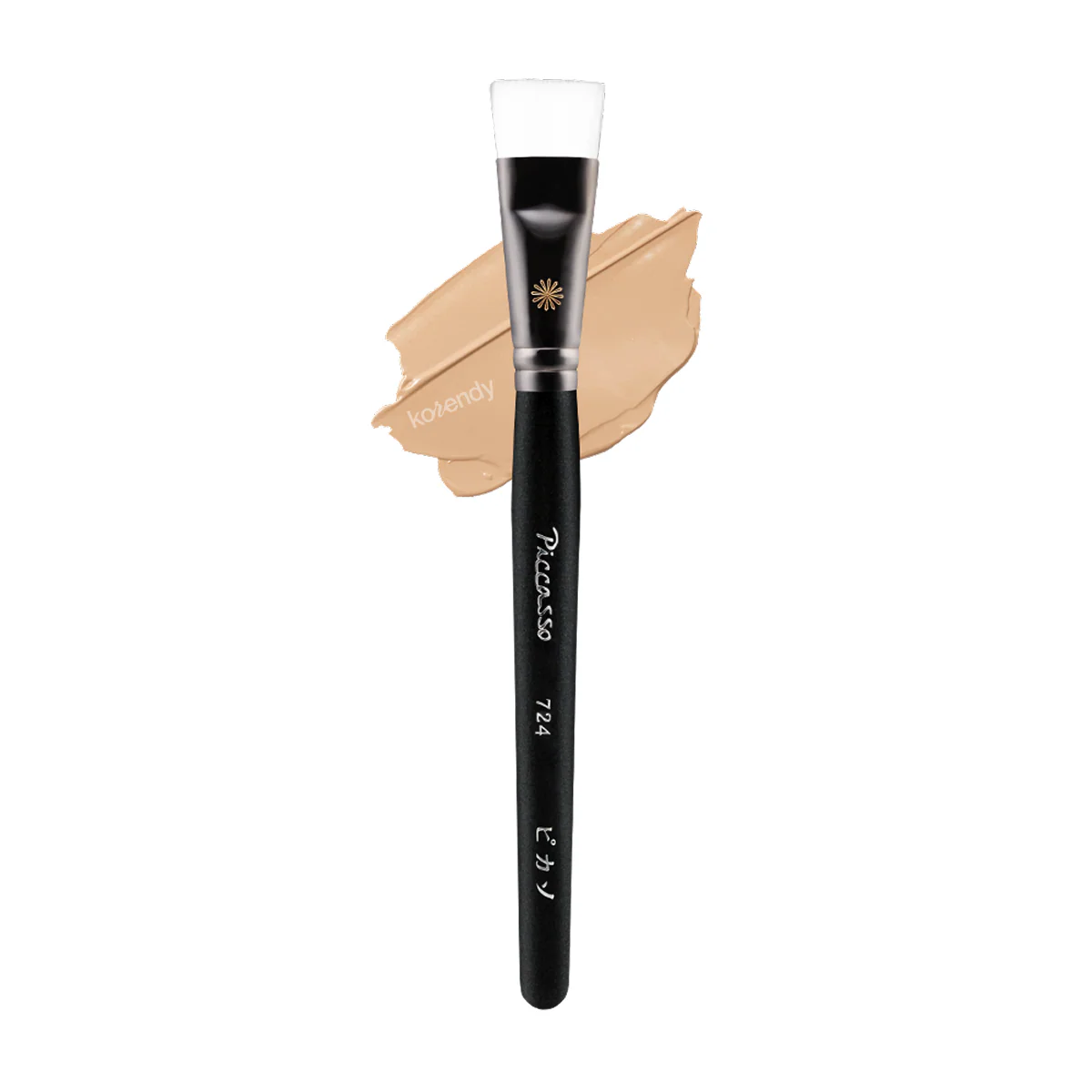 Piccasso - 724 Foundation Brush (Doğal ve Eşit Dağılımlı Ten Makyajı İçin Sık Kıllı Foundation Fırçası) - Image 2