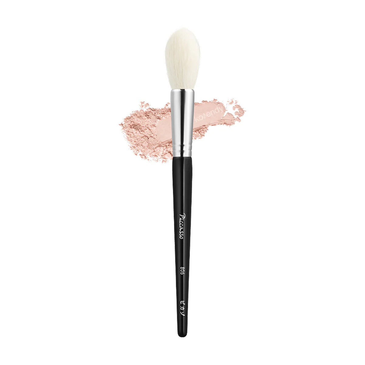 Piccasso - 806 Highlighter Brush (Doğal Keçi Kıllı, Hassas Uçlu Aydınlatıcı & Allık Fırçası) - Image 2