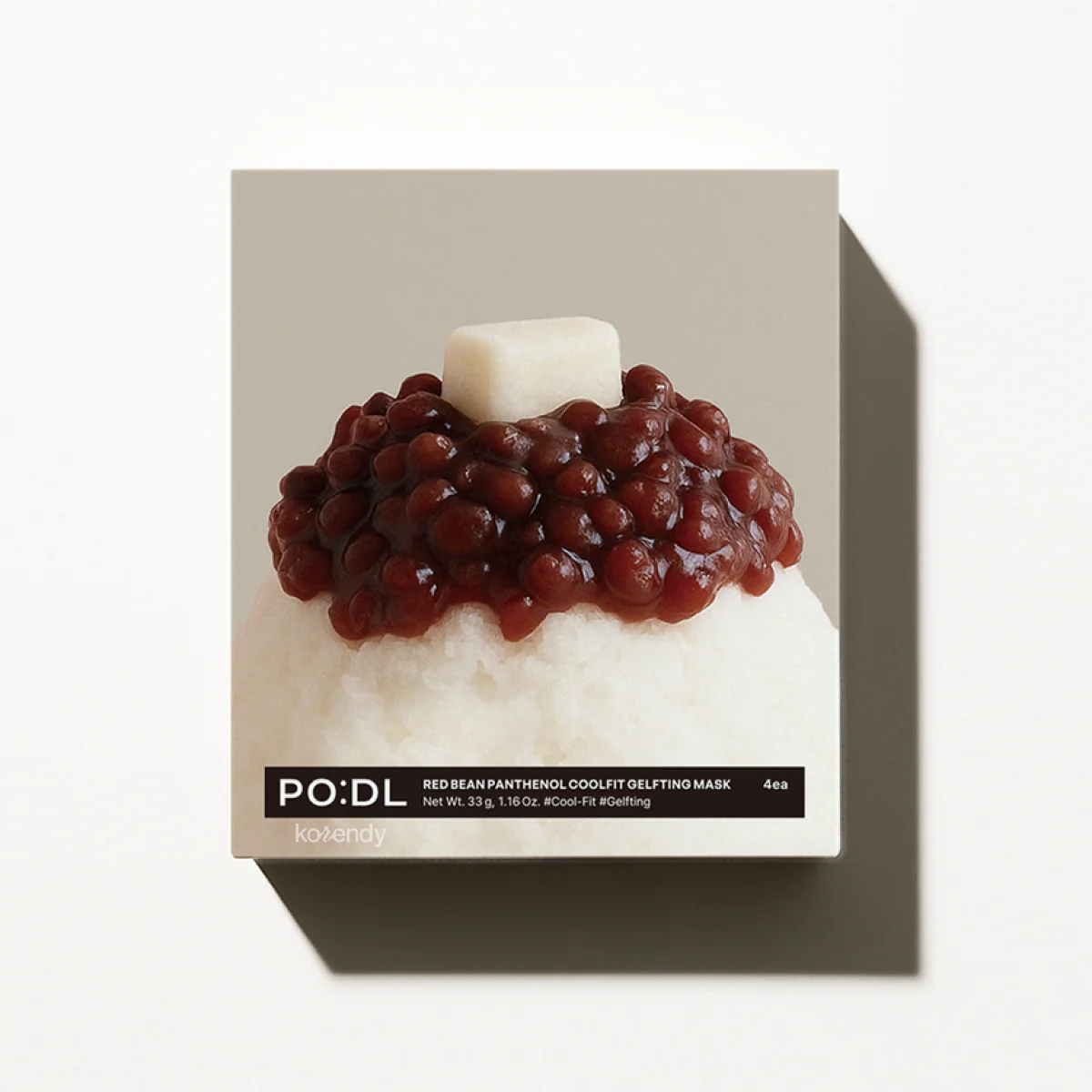 PO:DL - Red Bean Panthenol Coolfit Gelfting Mask (Lifting Etkili Serinletici Kırmızı Fasulye Özlü Jel Maske) 4lü - Image 3