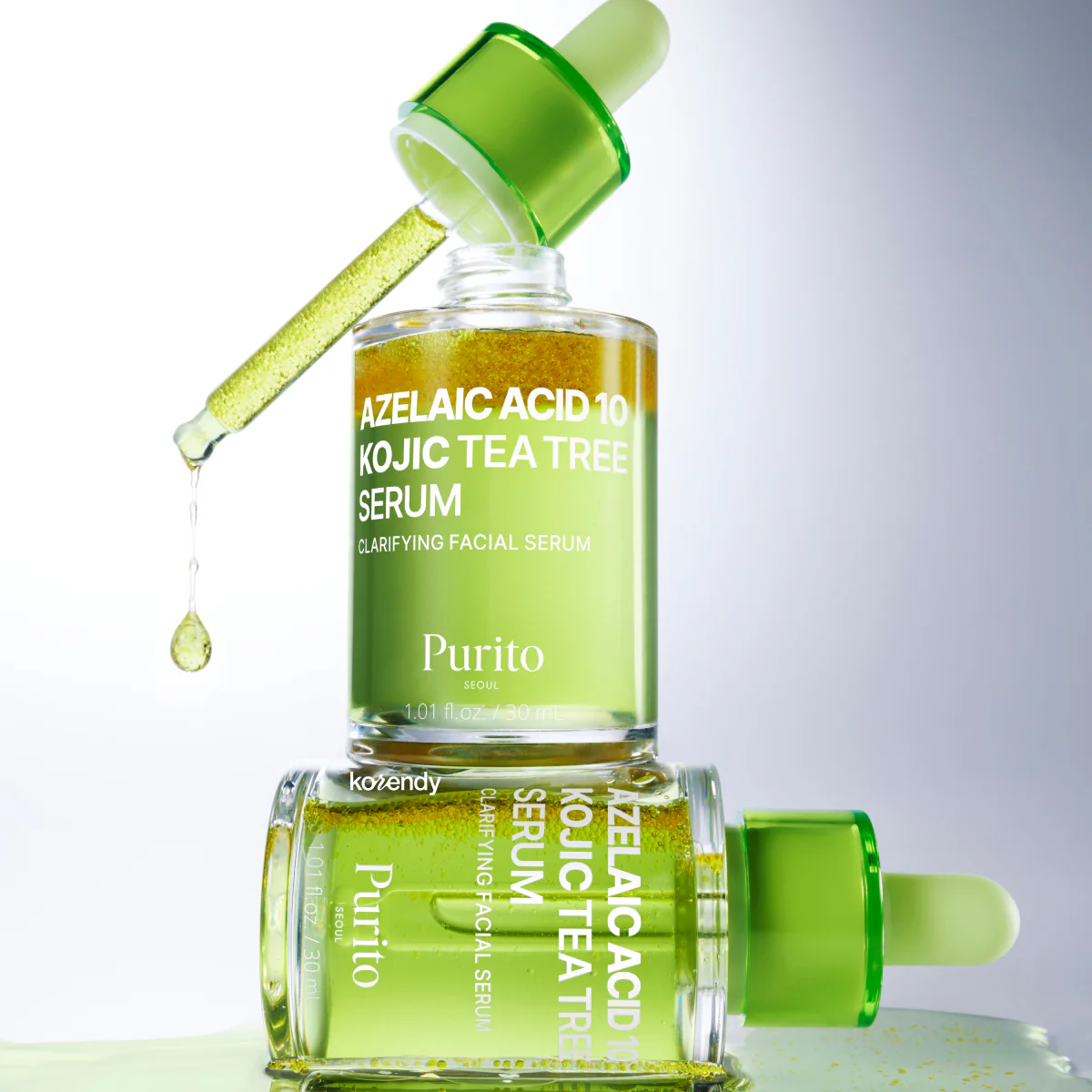 Purito - Azelaic Acid 10 Kojic Tea Tree Serum (Leke Görünümü ve Cilt Pürüzleri İçin %10 Azelaik Asit ve Kojik Asit İçeren Serum) 30ml - Image 3