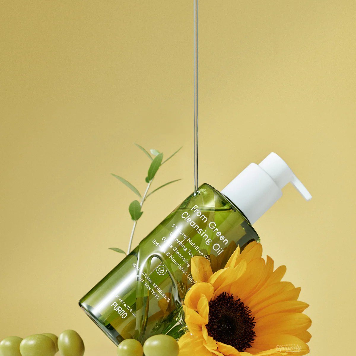 Purito - From Green Cleansing Oil Set (Gözenek Arındırıcı Beş Doğal Yağlı Parfümsüz Derinlemesine Temizleyici Yağ) 200+200ml - Image 3