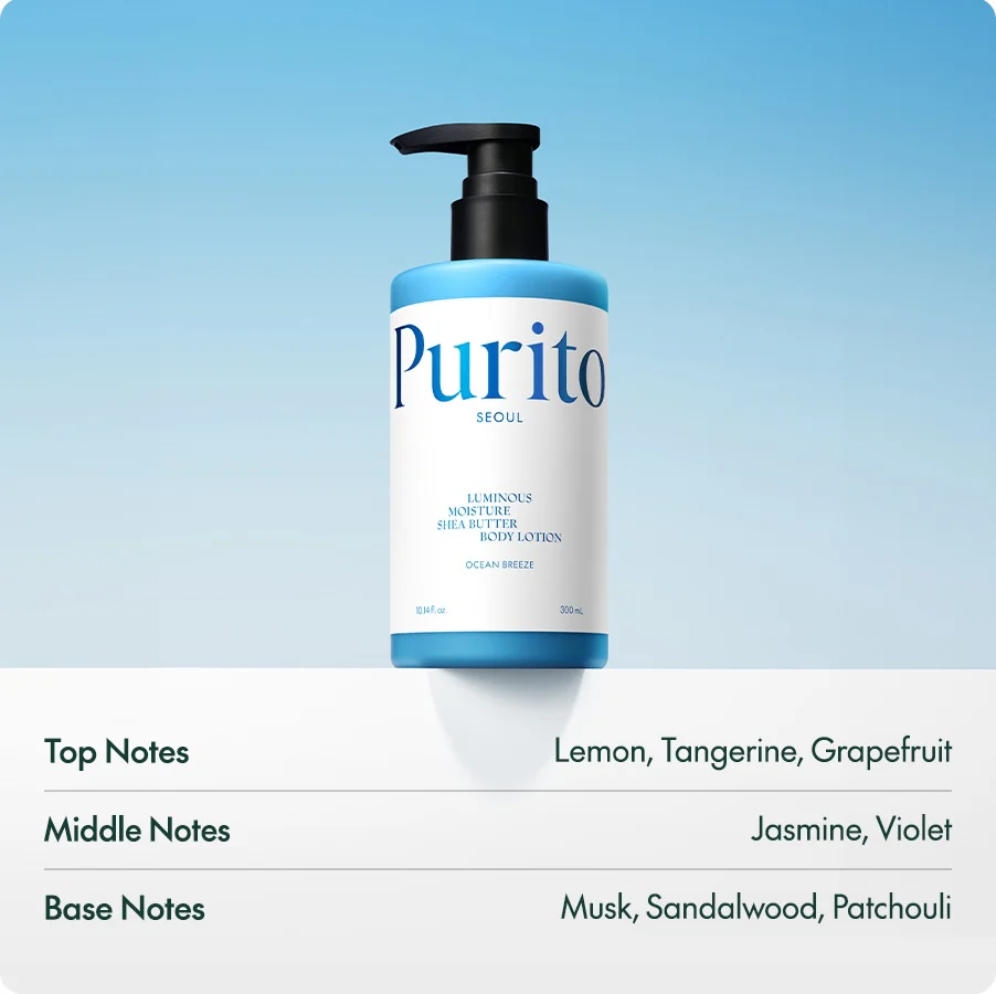 Purito - Luminous Moisture Shea Butter Body Lotion (Nemlendirici ve Besleyici Kokulu Vücut Losyonu) 300ml - Image 3