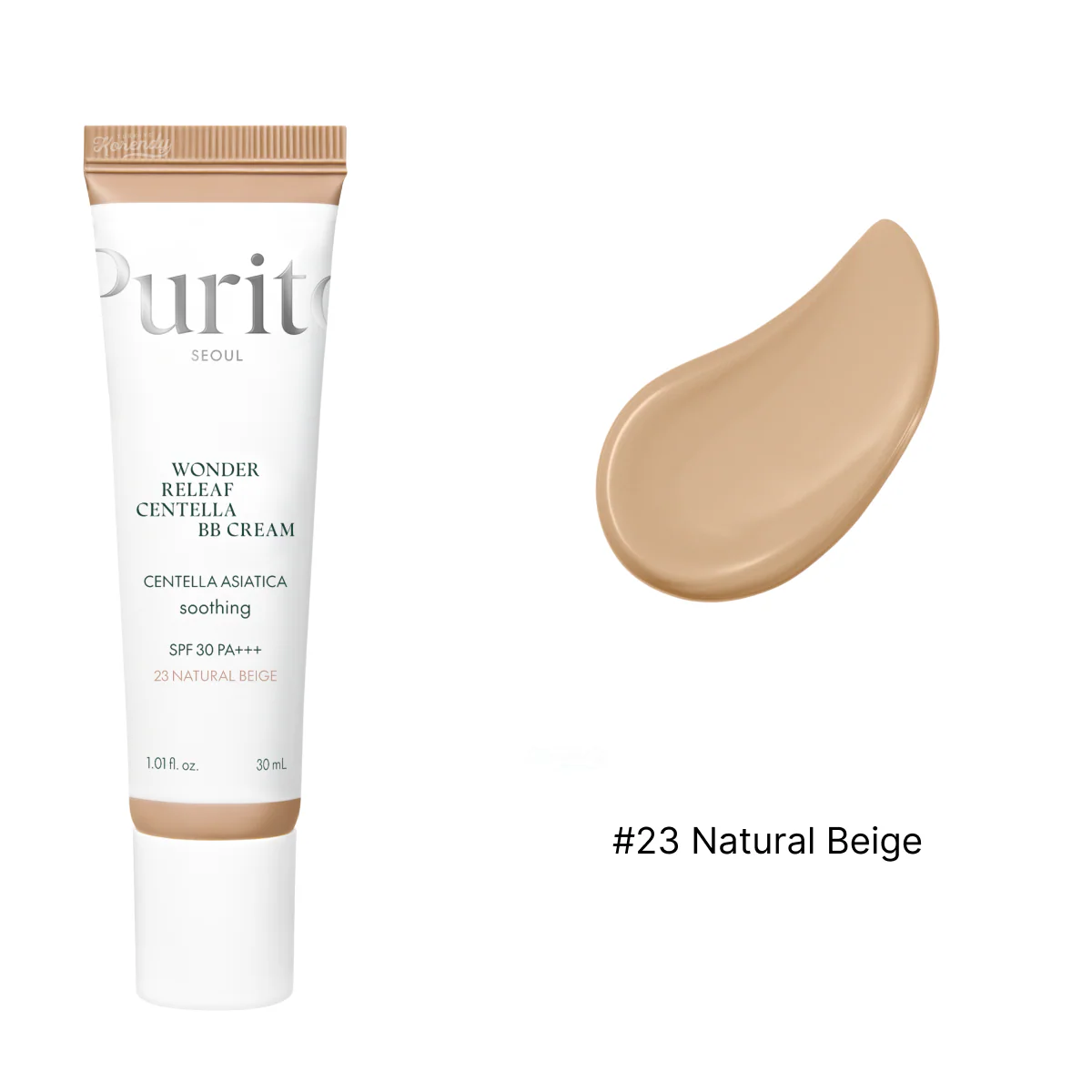 Purito - Wonder Releaf Centella BB Cream SPF30 PA+++ (Yüksek Örtücü Besleyici Centella Özlü BB Krem) 30ml - Image 5