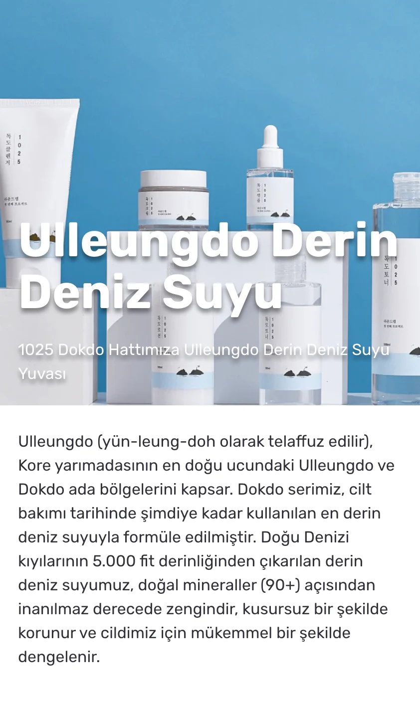 Round Lab - 1025 Dokdo Toner (Yoğun Nemlendirici ve Leke Karşıtı Ödüllü Deniz Suyu Toniği) 200ml - Image 5