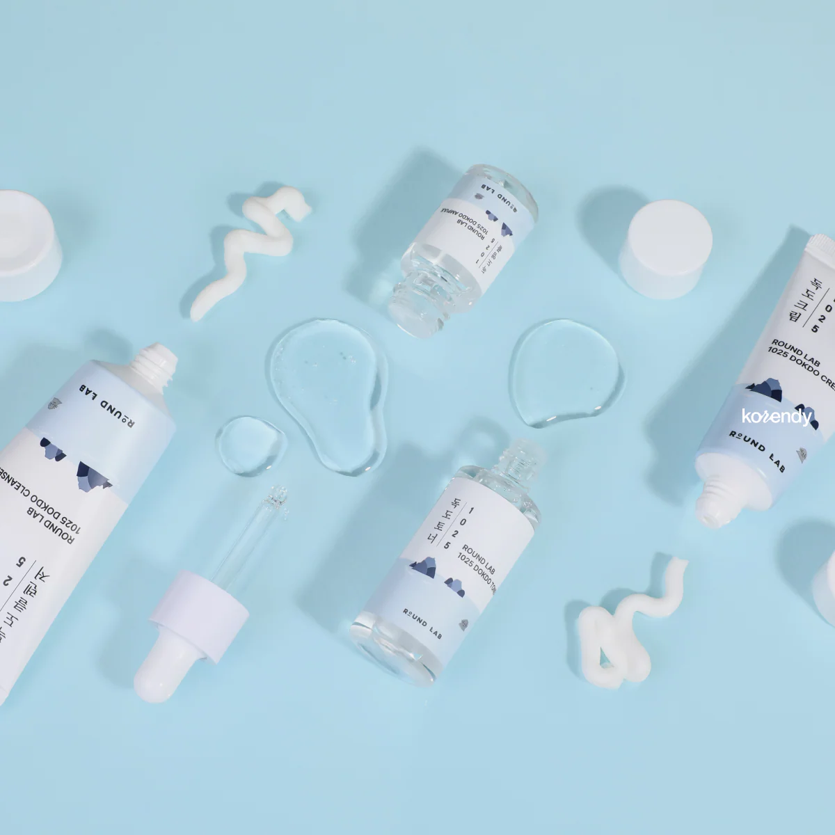 Round Lab - 1025 Dokdo Trial Kit (Cleanser 30ml + Toner 20ml + Ampule 10ml + Cream 20ml) - Image 2