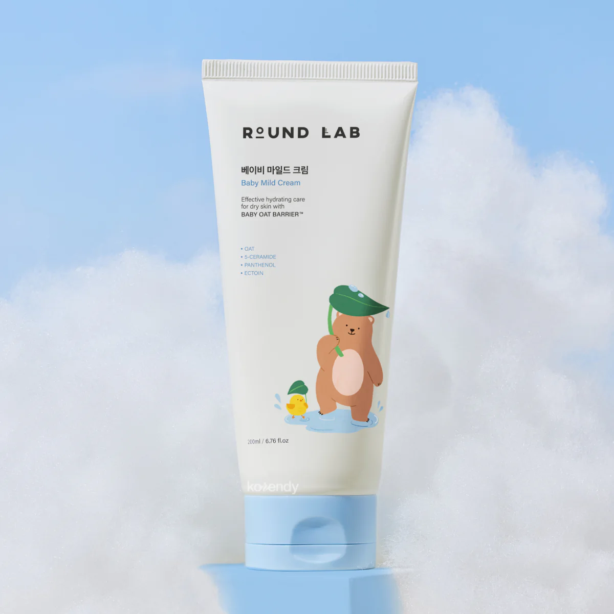 Round Lab - Baby Mild Cream (Uzun Süre Nemlendirici ve Bariyer Koruyucu Organik Yulaf Özlü Krem) 200ml - Image 3