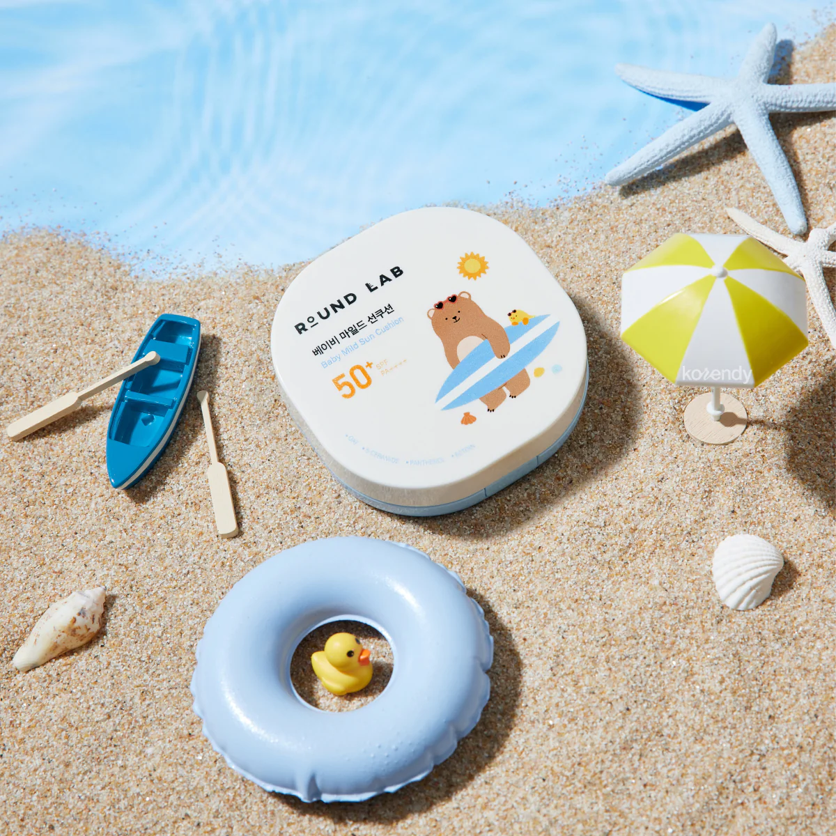 Round Lab - Baby Mild Sun Cushion (Non-Nano Mineral Filtreli Bariyer Koruyucu Organik Yulaflı Güneş Koruyucu Cushion) 16gr - Image 3
