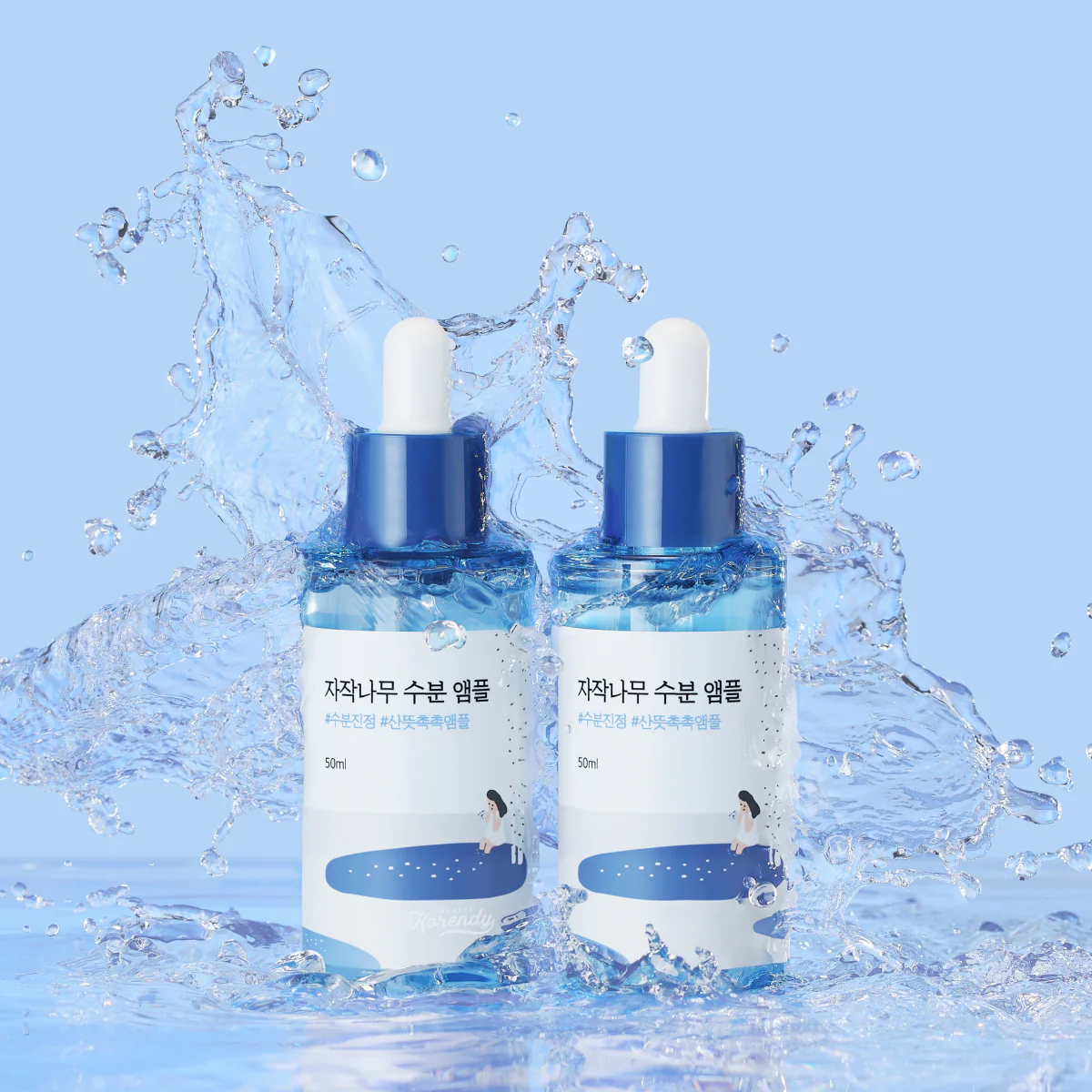 Round Lab - Birch Juice Moisturizing Ampoule (72 Saat Boyunca Nemlendirici ve Yumuşatıcı Huş Ağacı Sulu Ampul) 50ml - Image 3