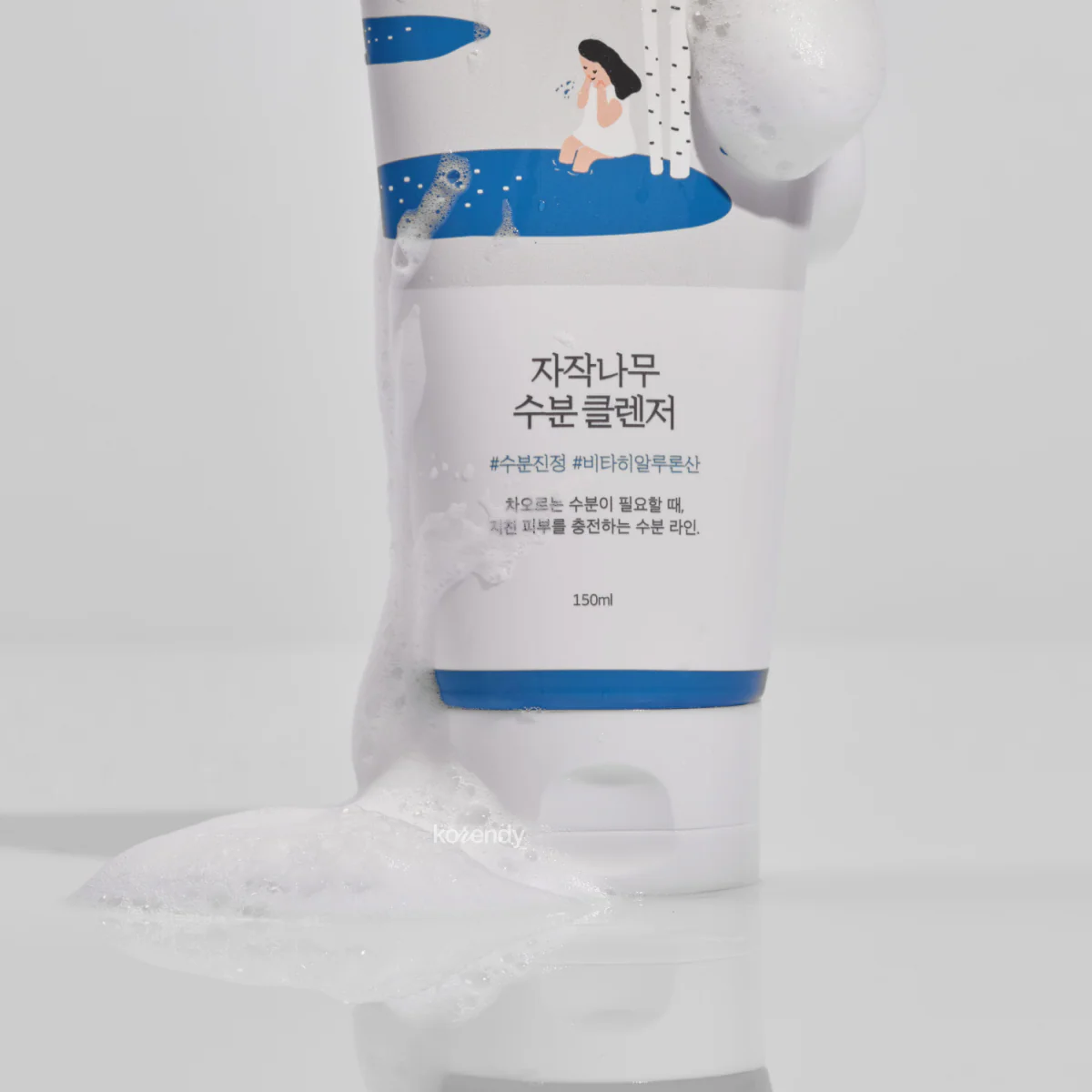 Round Lab - Birch Juice Moisturizing Cleanser (Ölü Deri Giderici Cilt pH Uyumlu Huş ve Mugwort Özlü Temizleyici) 150ml - Image 3