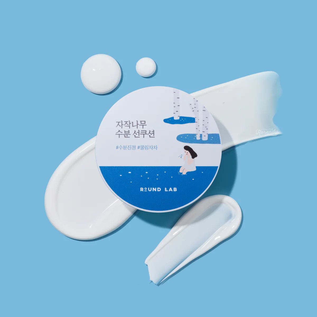 Round Lab - Birch Juice Moisturizing Sun Cushion (Serinletici ve Nemlendirici Non Nano Mineral Filtreli Güneş Koruyucu Cushion) 15gr - Image 2