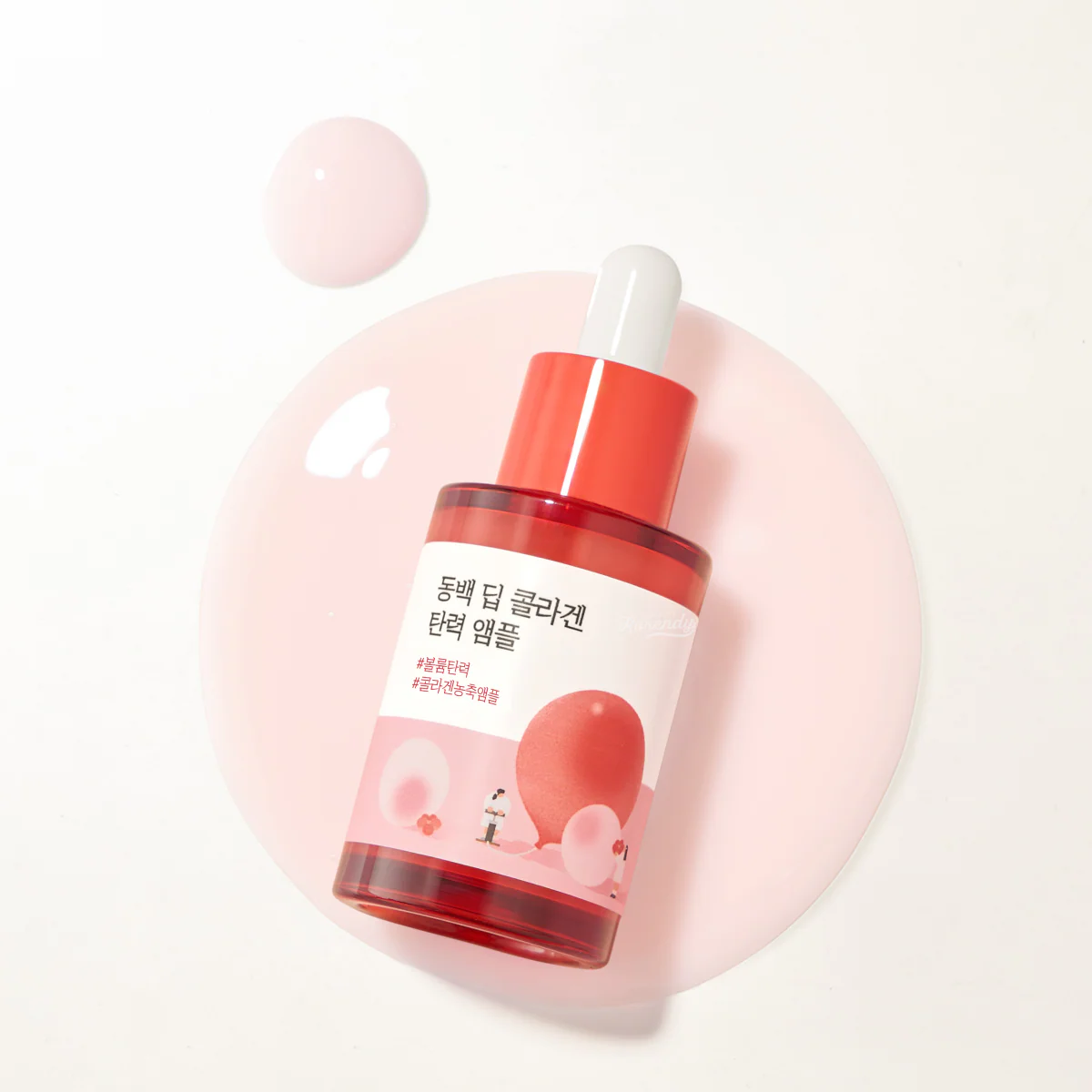 Round Lab - Camellia Deep Collagen Firming Ampoule (Esneklik Koruyucu ve Kırışıklık & Geniş Gözenek Önleyici Kolajenli Ampul) 30ml - Image 2