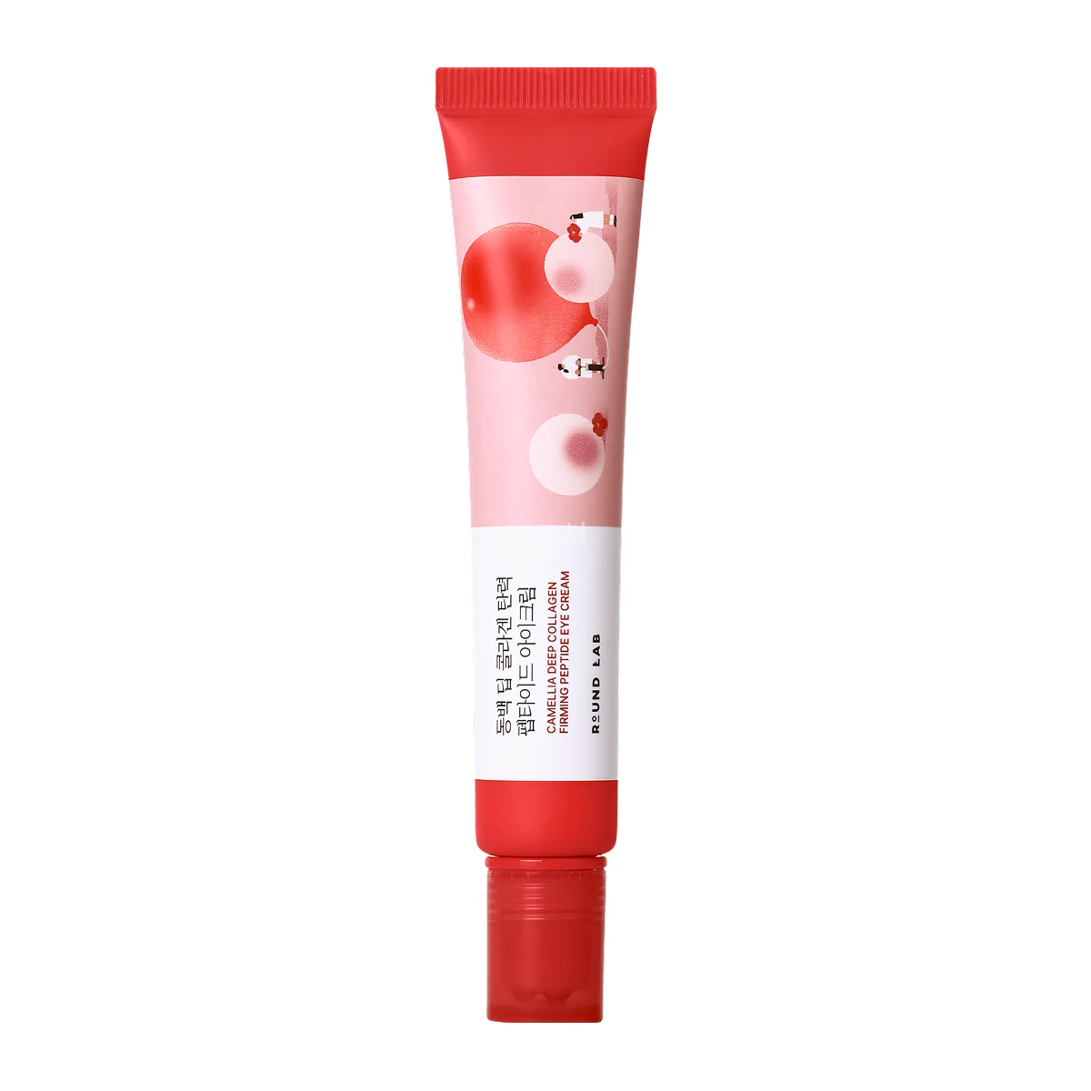 Round Lab - Camellia Deep Collagen Firming Peptide Eye Cream (Soğuk Masaj Etkili Üçlü Bilye Başlıklı Kamelya, Kolajen ve Peptitli Göz Kremi) 30ml
