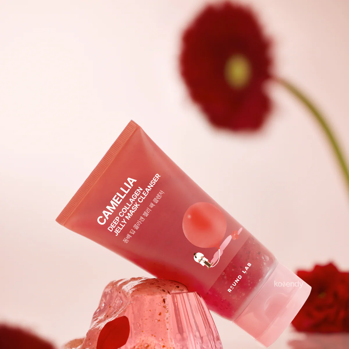 Round Lab - Camellia Deep Collagen Jelly Mask Cleanser (Gözenek Arındırıcı ve Elastikiyet Koruyucu 3'ü 1 Arada Temizleyici) 150ml - Image 3