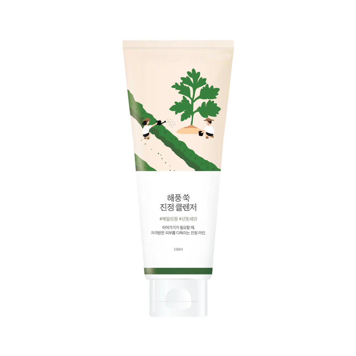 Round Lab - Mugwort Calming Cleanser (Cildi Sakin Tutan Cilt pH Uyumlu Mugwort Özlü Temizleyici) 150ml - Image 2