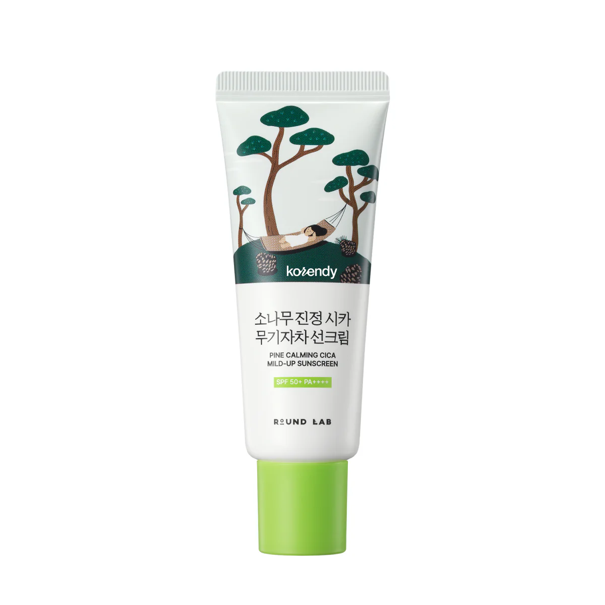 Round Lab - Pine Calming Cica Mild Up Sunscreen (Sebum Dengeleyici & Cildi Rahatlatan Çam Cica ve ACZERO™ Kompleksli Mineral Güneş Kremi) 40ml