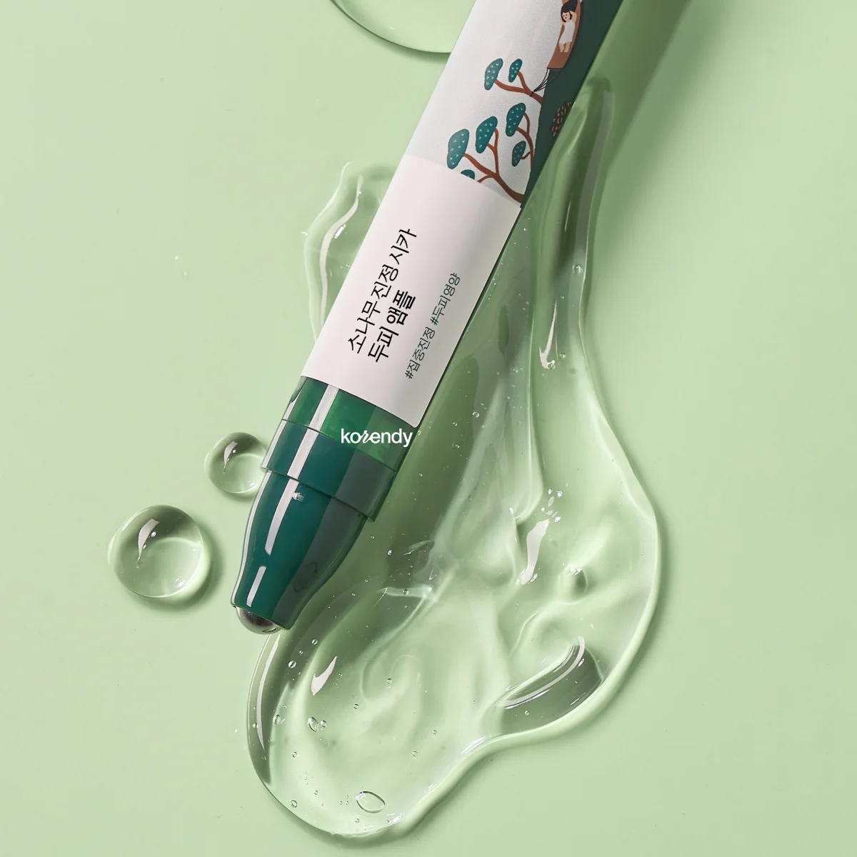 Round Lab - Pine Calming Cica Scalp Ampoule (Saç Dökülmesi Karşıtı & Saç Derisi Yaşlanmasını Hedefleyen Patentli HAIRCLE™ ve Çam Cica İçerikli Roll-On Ampul) 15ml - Image 2