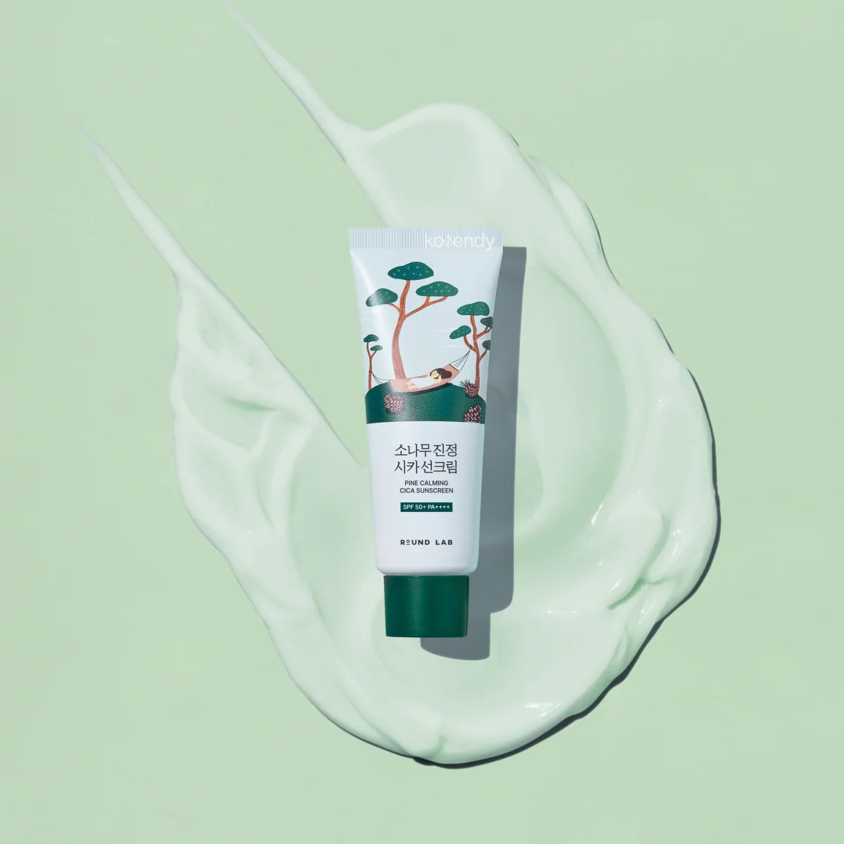 Round Lab - Pine Calming Cica Sunscreen (UVA ve UVB Koruyucu Mavi Işık ve Kızılötesi Işın Engelleyici Güneş Kremi) 40ml - Image 2
