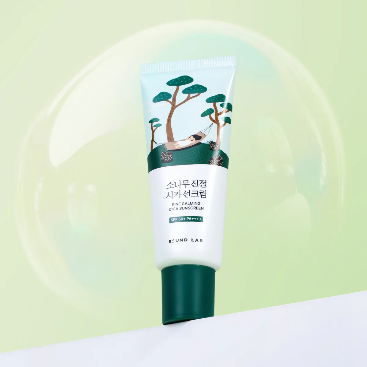 Round Lab - Pine Calming Cica Sunscreen (UVA ve UVB Koruyucu Mavi Işık ve Kızılötesi Işın Engelleyici Güneş Kremi) 40ml - Image 3