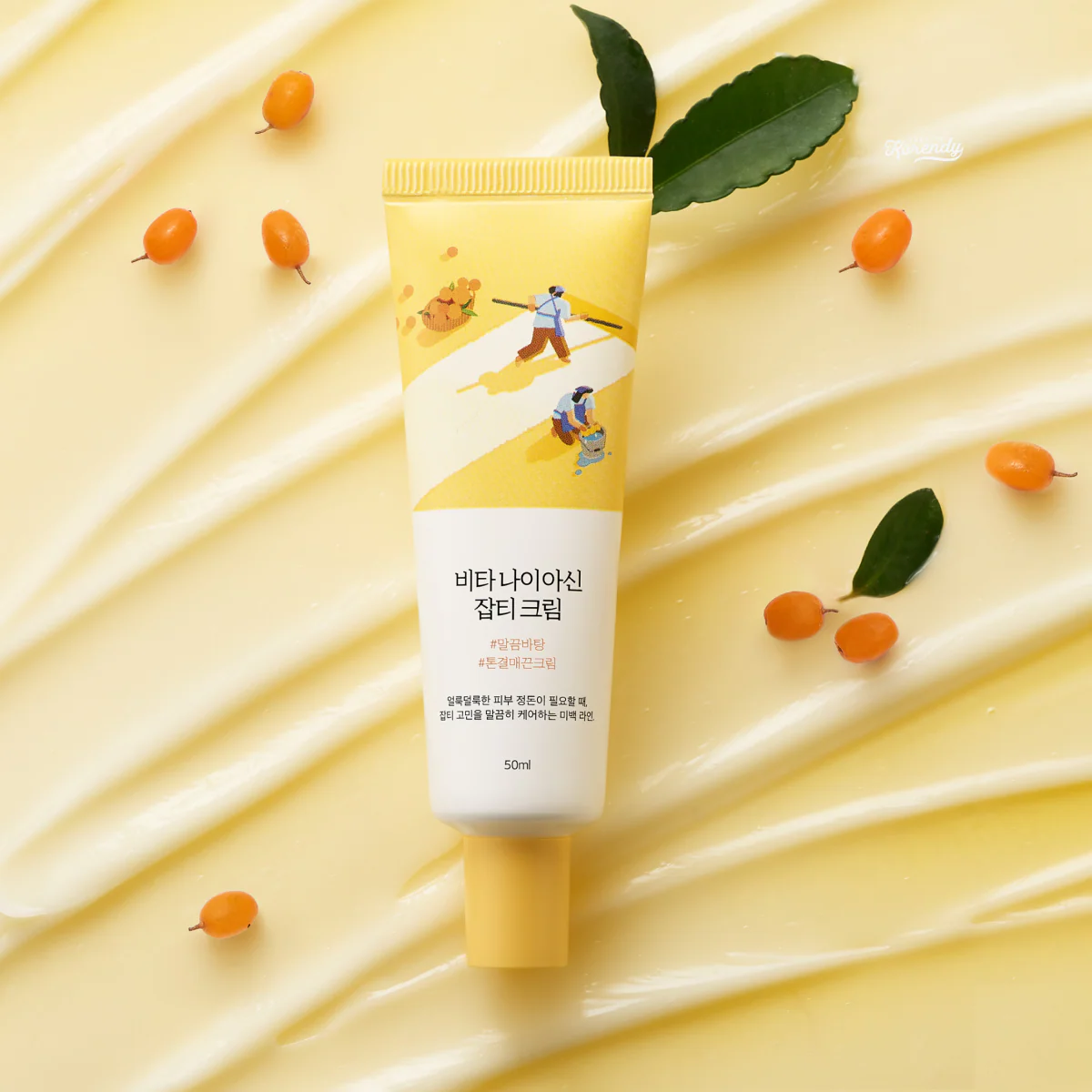 Round Lab - Vita Niacinamide Dark Spot Cream (Koyu Leke ve Geniş Gözenek Karşıtı Parlatıcı Krem) 50ml - Image 2