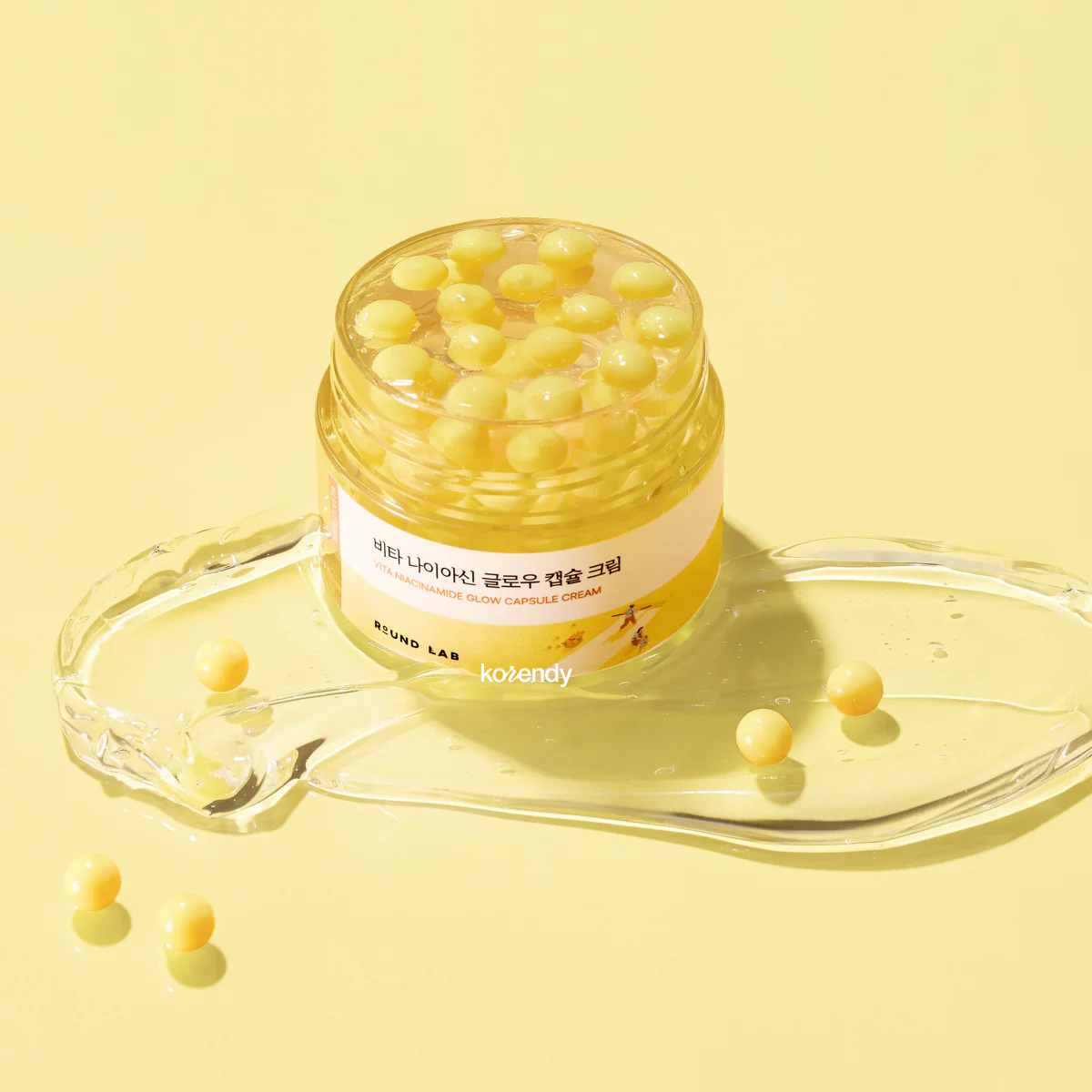 Round Lab - Vita Niacinamide Glow Capsule Cream (Aydınlatıcı & Kırışıklık Engelleyici 12 Vitaminli Kompleks ve Niacinamide İçeren Çift Fazlı Kapsül Krem) 50ml - Image 2