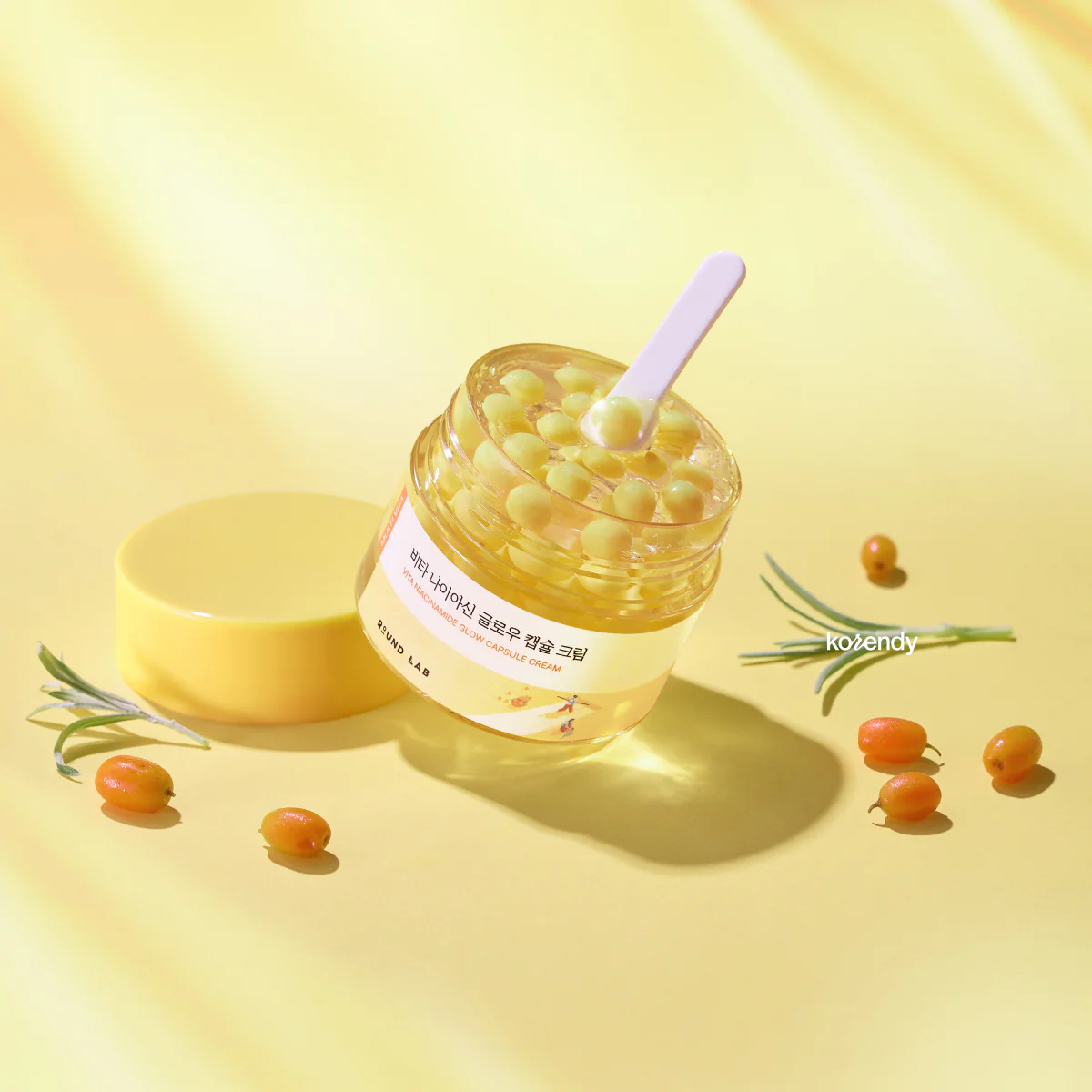 Round Lab - Vita Niacinamide Glow Capsule Cream (Aydınlatıcı & Kırışıklık Engelleyici 12 Vitaminli Kompleks ve Niacinamide İçeren Çift Fazlı Kapsül Krem) 50ml - Image 3