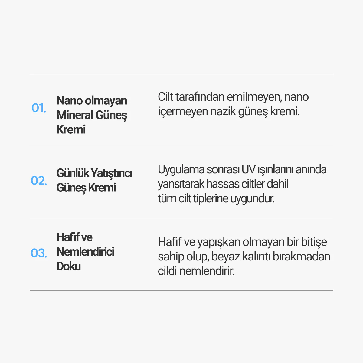Rovectin - Aqua Soothing Sun Cream SPF50+ PA++++ 50ml (%100 Fiziksel Filtreli Güneş Kremi) 50ml (%30 İndirimli) - Image 6