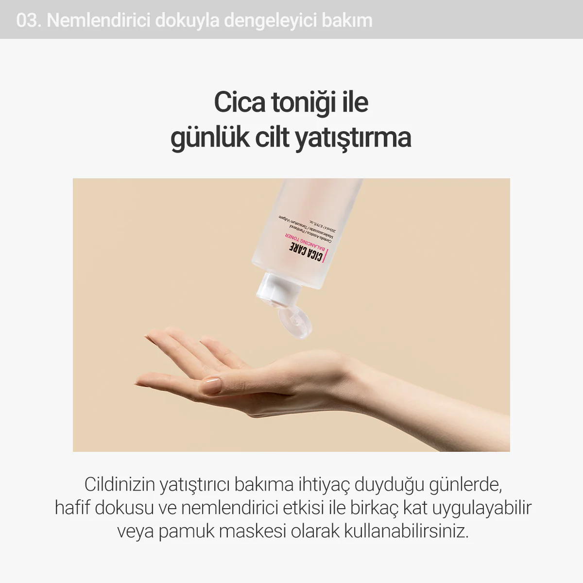 Rovectin - Cica Care Balancing Toner (Akneli ve Hassas Ciltlere Özel Tonik) 260ml - Image 7
