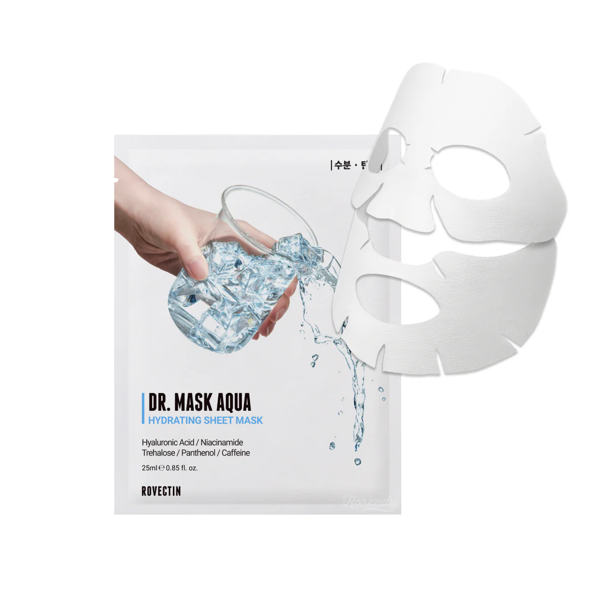 Rovectin - Dr. Mask Aqua (7 farklı Hyaluronik Asit ve Pantenollü Nemlendirici Maske) 25ml x 5 ADET