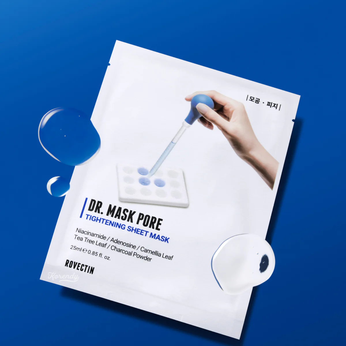 Rovectin - Dr. Mask Pore (Geniş Gözenek ve Yağlanma Karşıtı Kömür Tozlu Kağıt Maske) 25ml x 5 ADET (%30 İndirimli) - Image 3