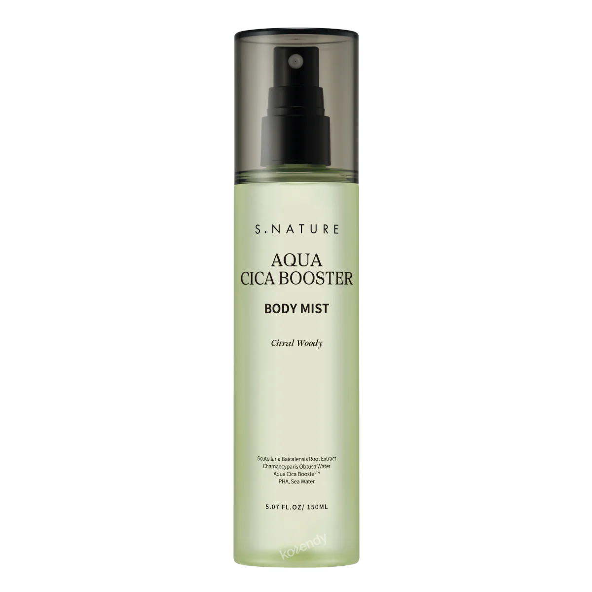 S.NATURE - Aqua Cica Booster Body Mist (Pürüzlü Doku Önleyici ve Serinletici Aqua Cica ve PHA İçeren 360° Vücut Misti) 150ml (%25 İndirimli)