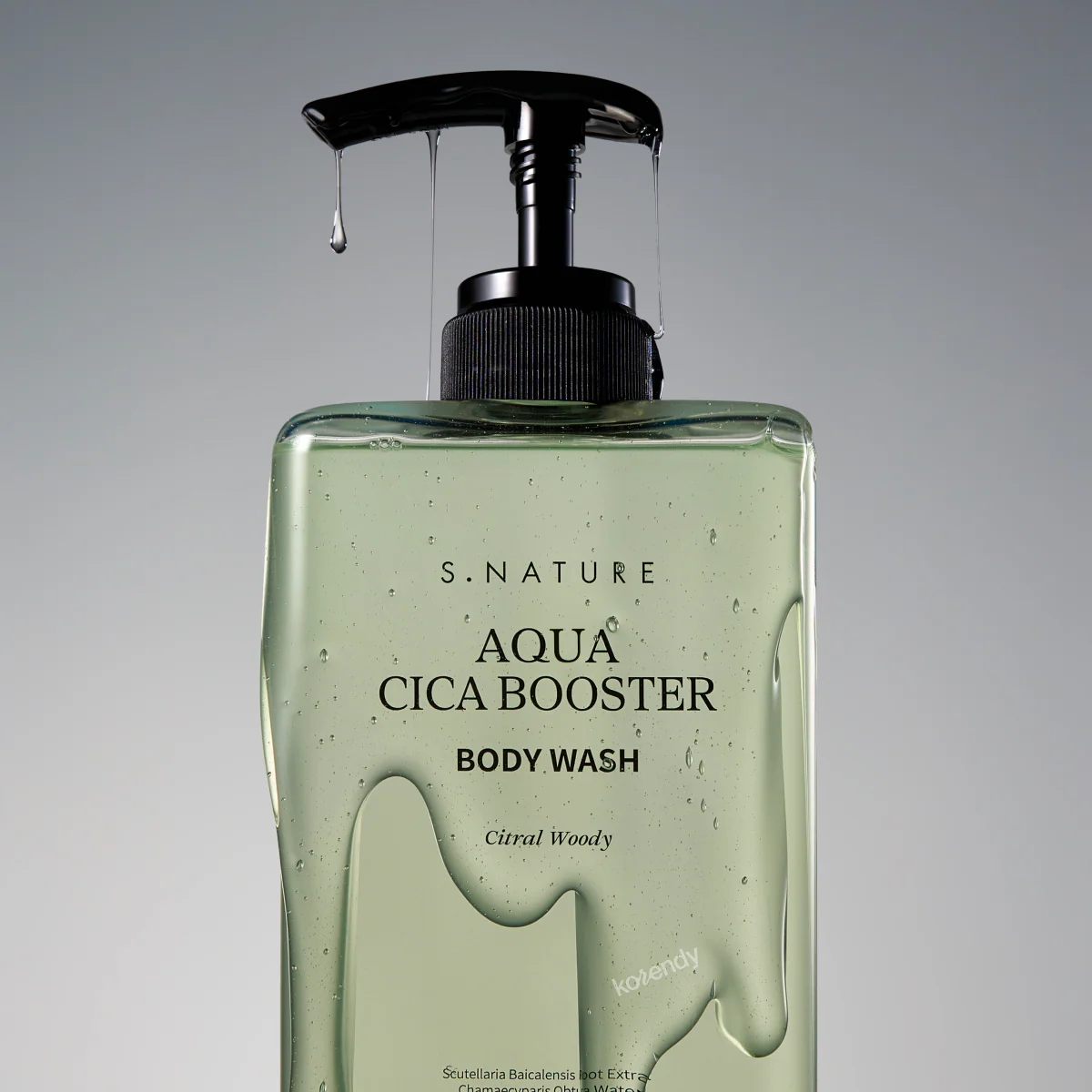 S.NATURE - Aqua Cica Booster Body Wash (Pürüzlük Koruyucu ve Dengeleyici 4'lü Asit ve Aqua Cica İçeren Duş Jeli) 500ml (%25 İndirimli) - Image 2