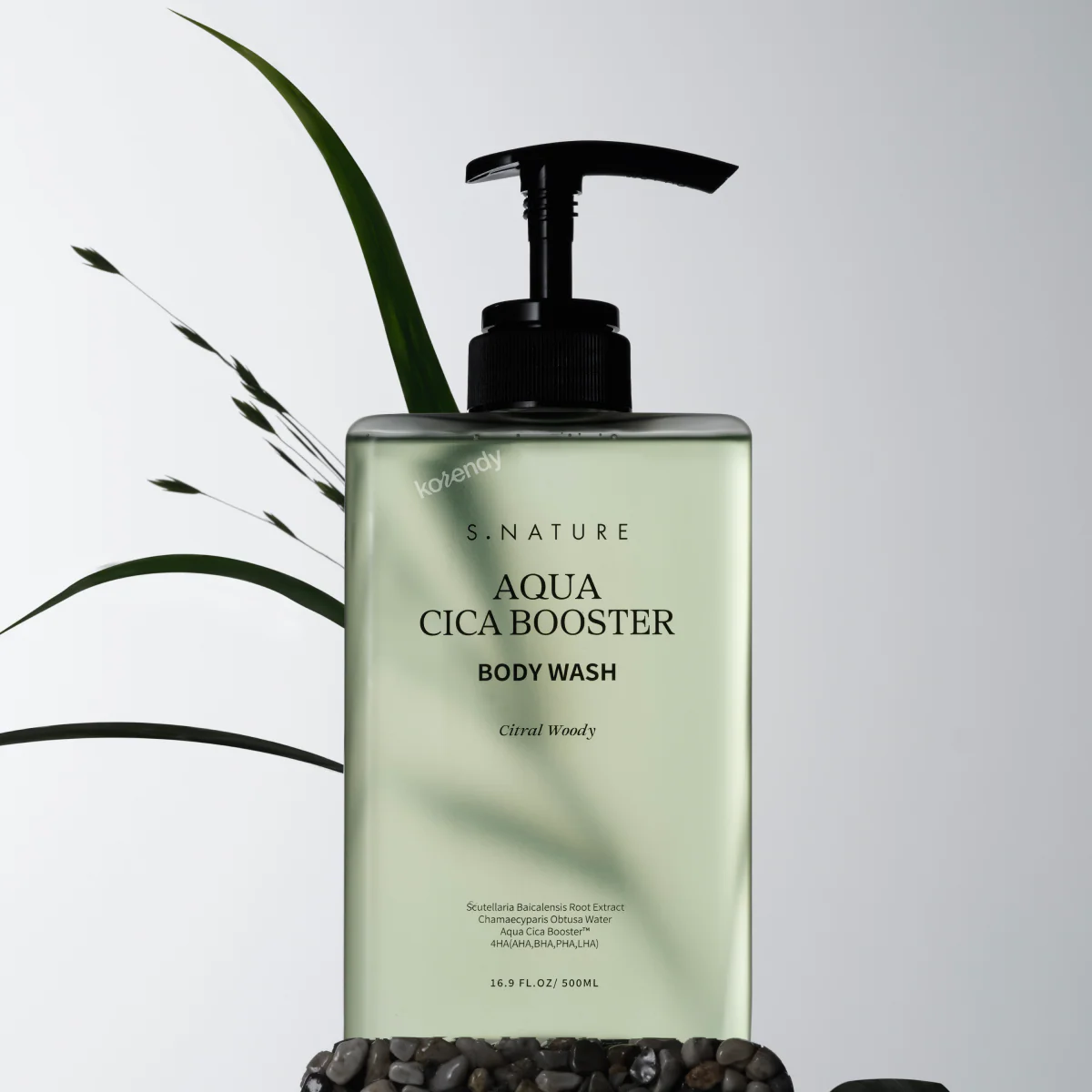 S.NATURE - Aqua Cica Booster Body Wash (Pürüzlük Koruyucu ve Dengeleyici 4'lü Asit ve Aqua Cica İçeren Duş Jeli) 500ml (%25 İndirimli) - Image 3