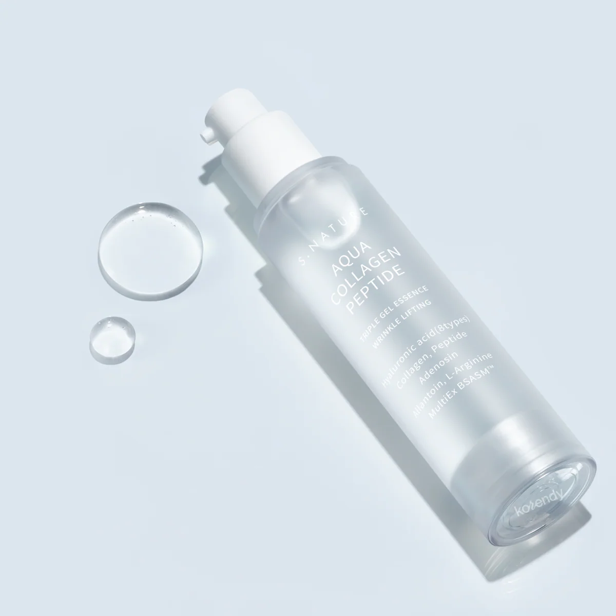 S.NATURE - Aqua Collagen Peptide Triple Gel Essence (Elastikiyet Koruyucu ve Nemle Dolgunlaştırıcı 8'li Hyaluronik Asit ve Peptitli Jel Esans) 50ml (%25 İndirimli) - Image 2
