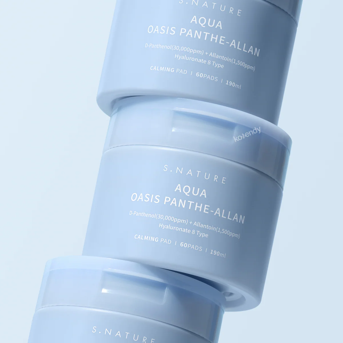 S.NATURE - Aqua Oasis Panthe-Allan Calming Pad (Yoğun Nemlendirici ve Doku Pürüzsüzlüğü Koruyucu Pante-Allan ve PHA İçeren Tonik Ped) 190ml (%25 İndirimli) - Image 3