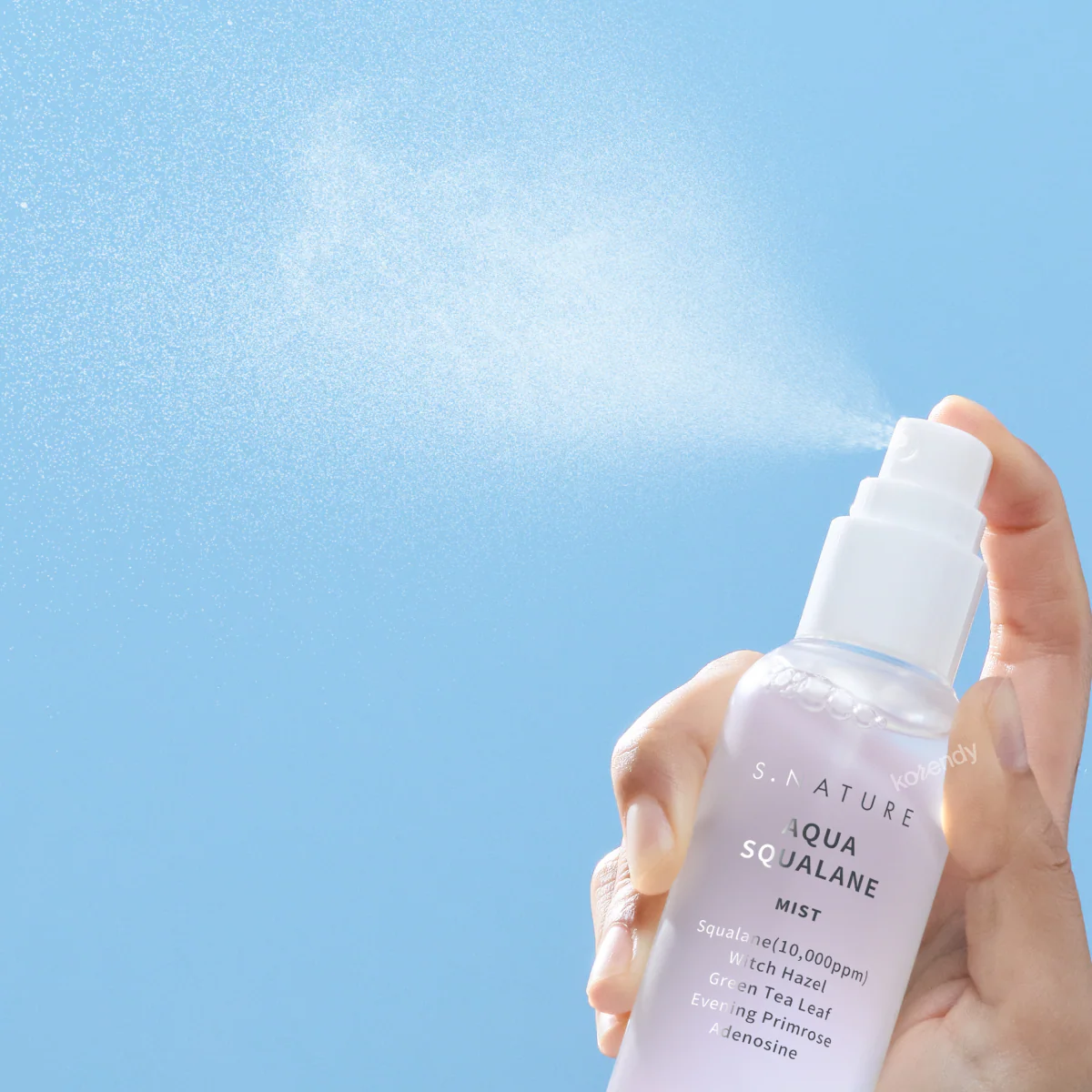 S.NATURE - Aqua Squalane Mist (Nemlendirici ve Dengeleyici Squalane ve Cadı Fındıklı Nem Misti) 100ml (%25 İndirimli) - Image 2