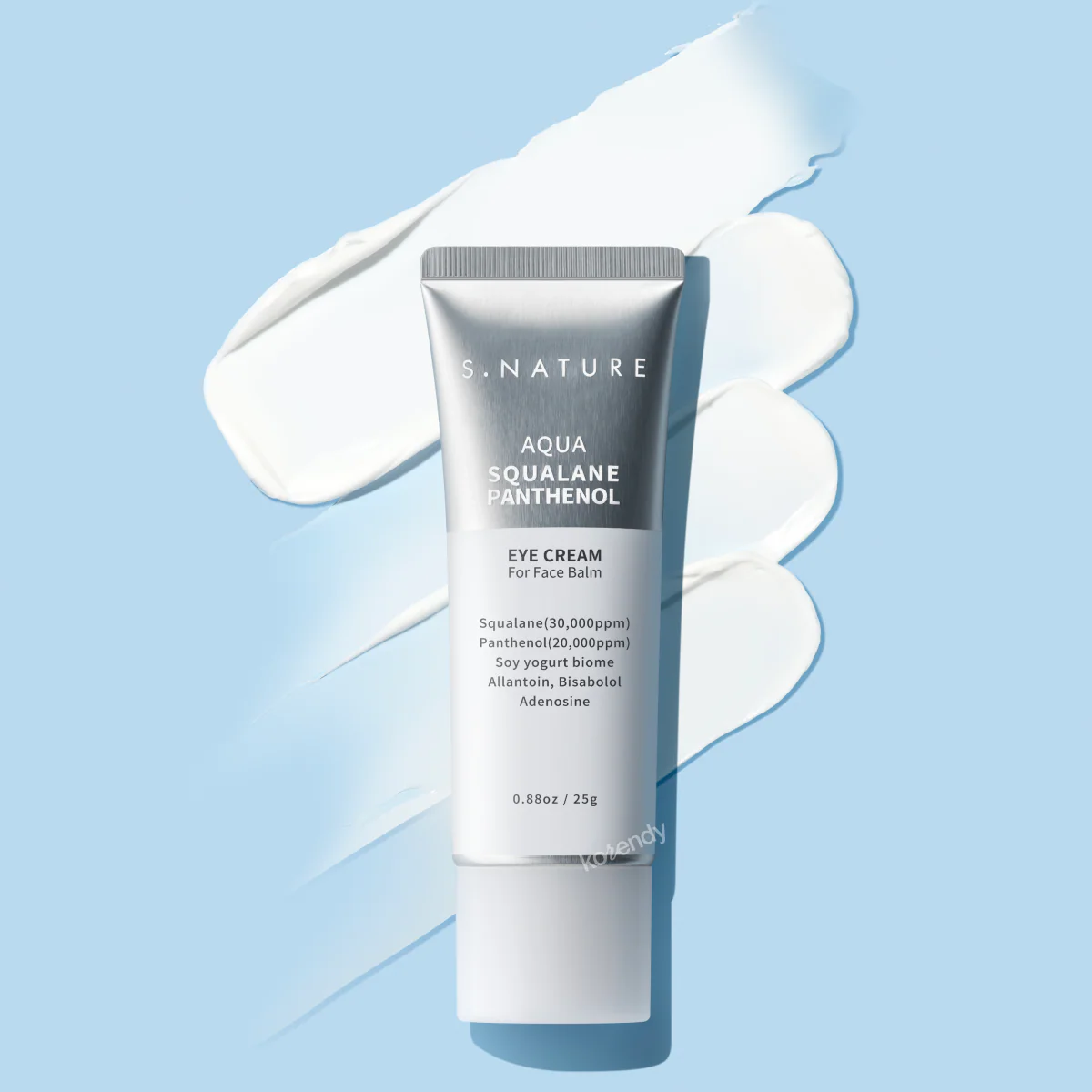 S.NATURE - Aqua Squalane Panthenol Eye Cream For Face Balm (Elastikiyet Kaybı ve Koyu Halka Görünümü Önleyici Soya Yoğurdu, Squalane ve Proteinli Göz Kremi) 25g (%25 İndirimli) - Image 2
