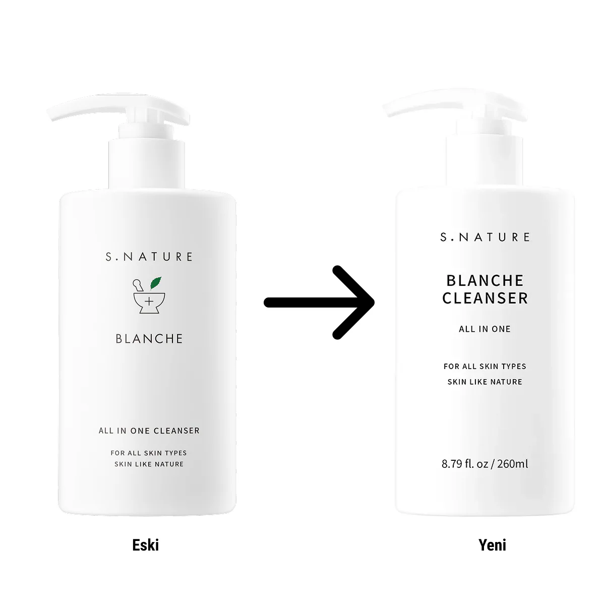 S.NATURE - Blanche All In One Cleanser (Mikro Toz Karşıtı ve Bariyer Destekleyici Red Snow™ ve BioDtox™ İçeren Jel Temizleyici) 260ml (%25 İndirimli) - Image 4