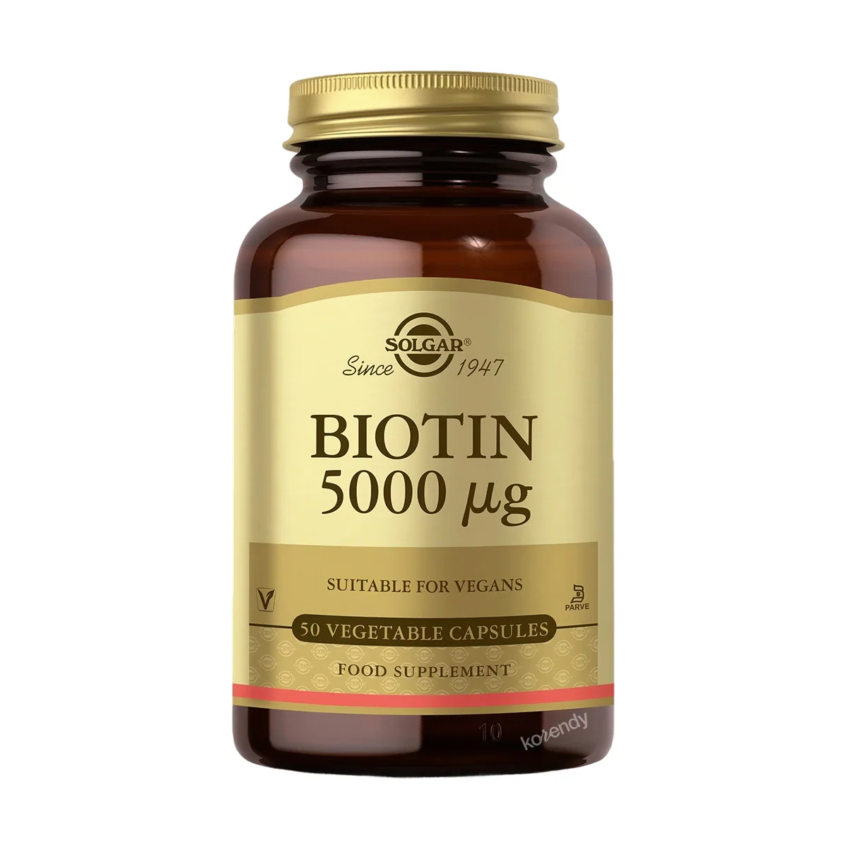 Solgar - Biotin 5000 Mg 50 Kapsül (Biotin İçeren Kapsül Gıda Takviyesi)
