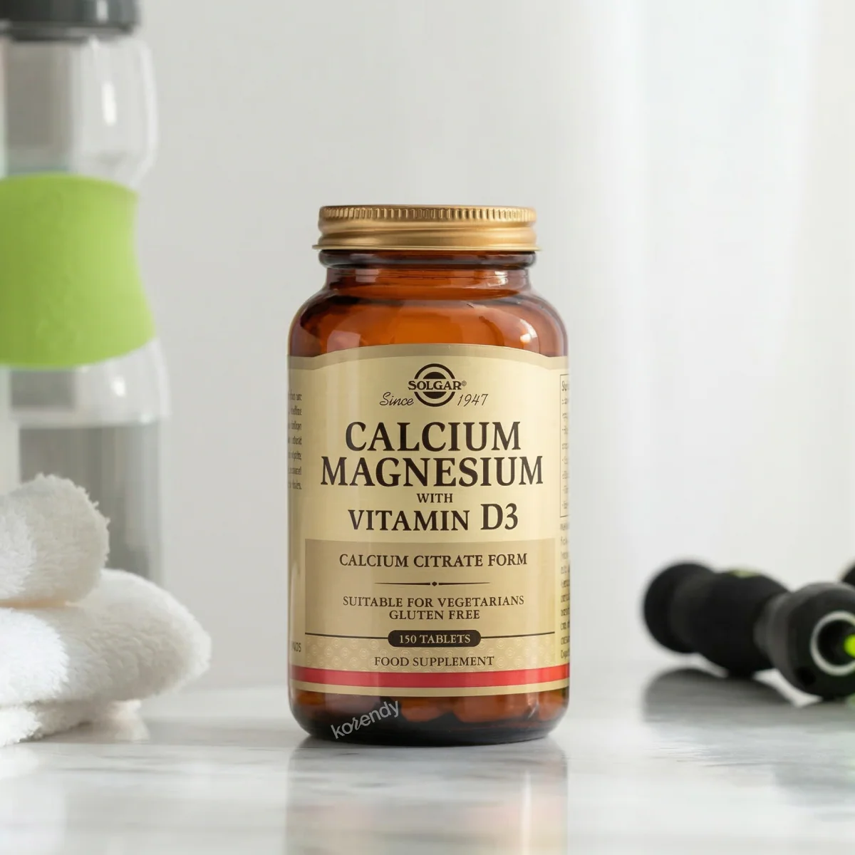 Solgar - Calcium Magnesium Vitamin D3 150 Tablet (Kalsiyum Magnezyum ve Vitamin D3 İçeren Tablet Gıda Takviyesi) - Image 3