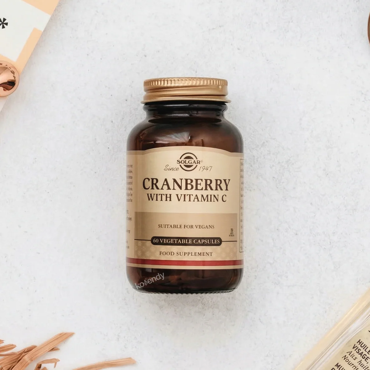 Solgar - Cranberry with Vitamin C 60 Kapsül (C Vitamini ile Güçlendirilmiş Cranberry Ekstresi İçeren Gıda Takviyesi) - Image 3