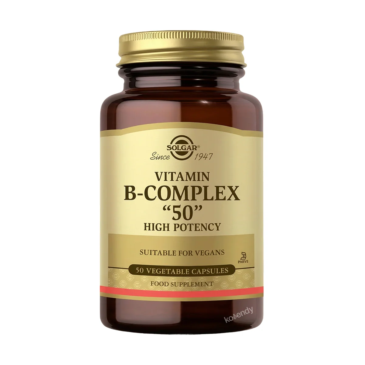 Solgar - Vitamin B Complex 50 Bitkisel 50 Kapsül (Tüm B Vitaminlerini İçeren Kapsül Gıda Takviyesi)