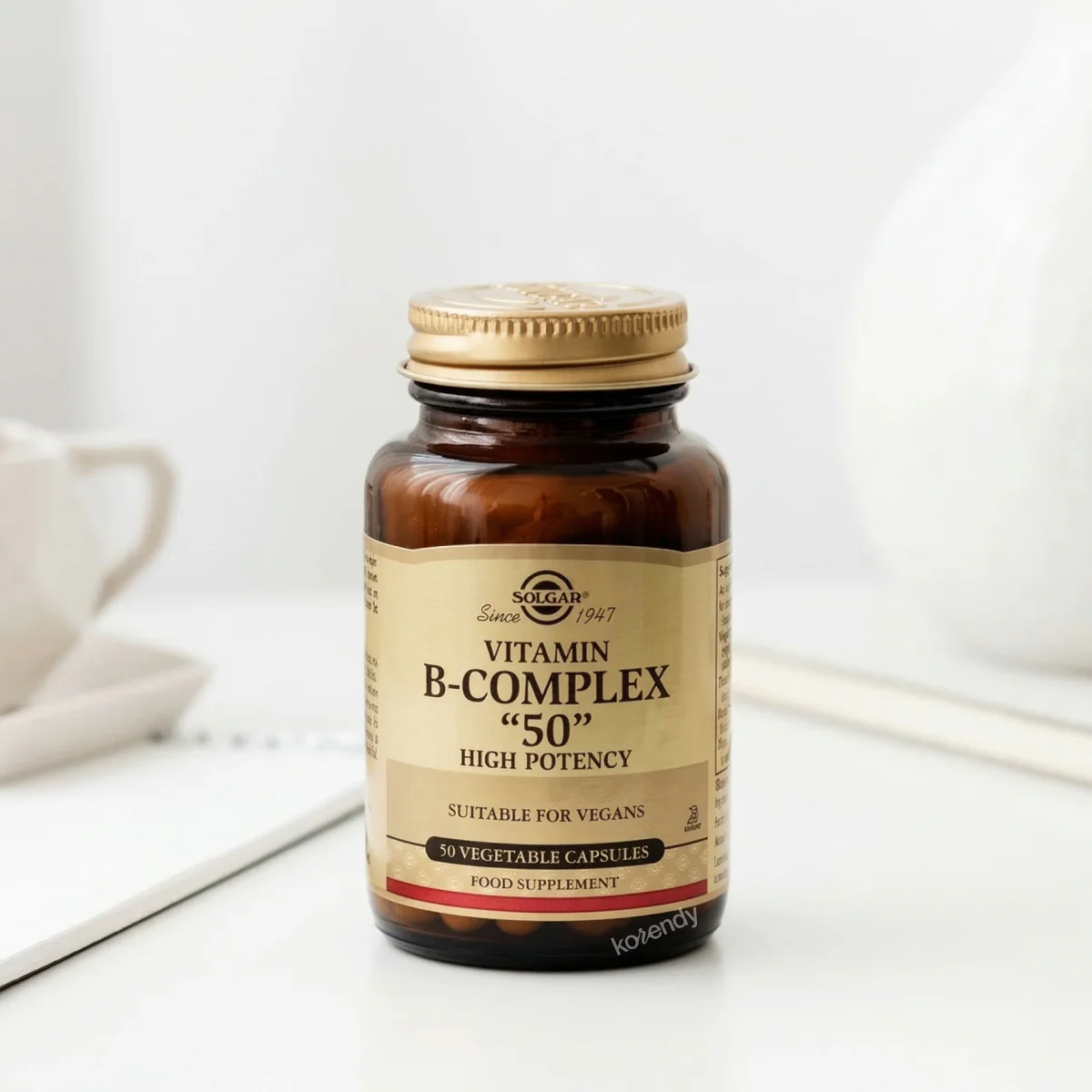 Solgar - Vitamin B Complex 50 Bitkisel 50 Kapsül (Tüm B Vitaminlerini İçeren Kapsül Gıda Takviyesi) - Image 2