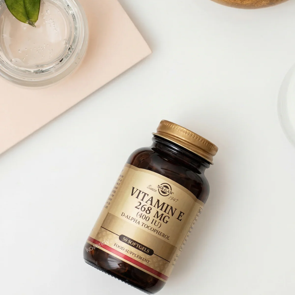 Solgar - Vitamin E 400 IU 268 Mg 50 Kapsül (E Vitamini İçeren Kapsül Gıda Takviyesi) - Image 3