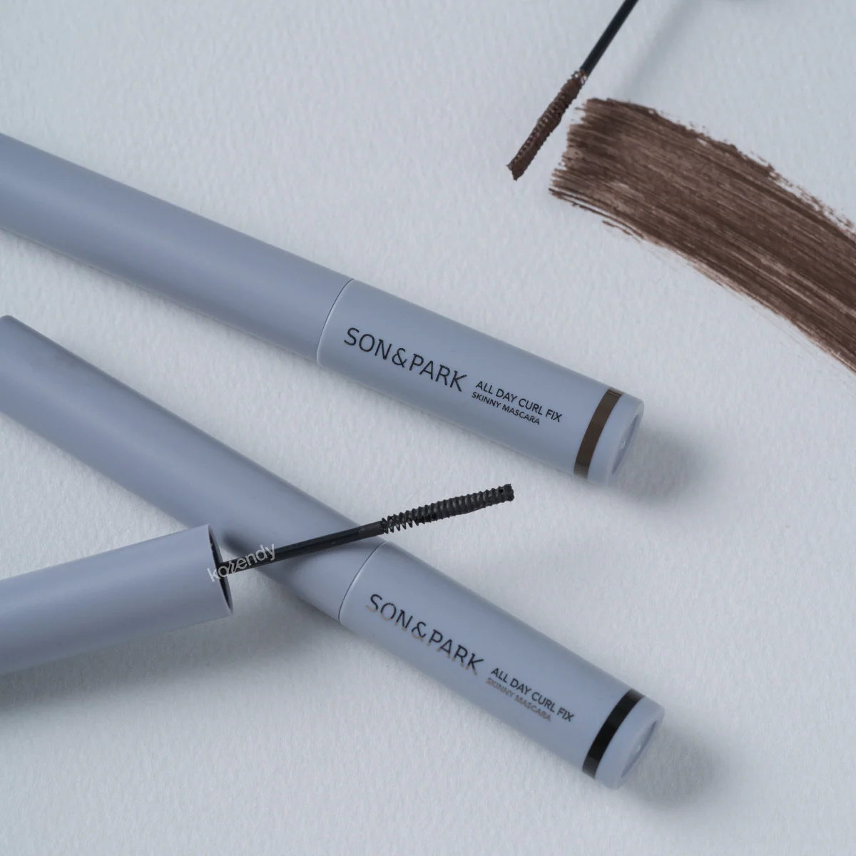 Son & Park - All Day Curl Fix Skinny Mascara (Topaklanma Karşıtı ve Kıvrım Sabitleyici İnce Fırçalı Maskara) 4g - Image 4