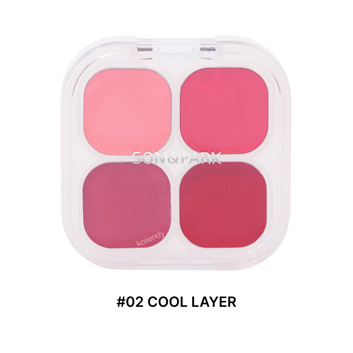 Son & Park - Glow Layering Lip & Cheek Palette (Katmanlanabilir Dokulu ve Işıltılı Dudak ve Yanak Paleti) 4g - Image 2