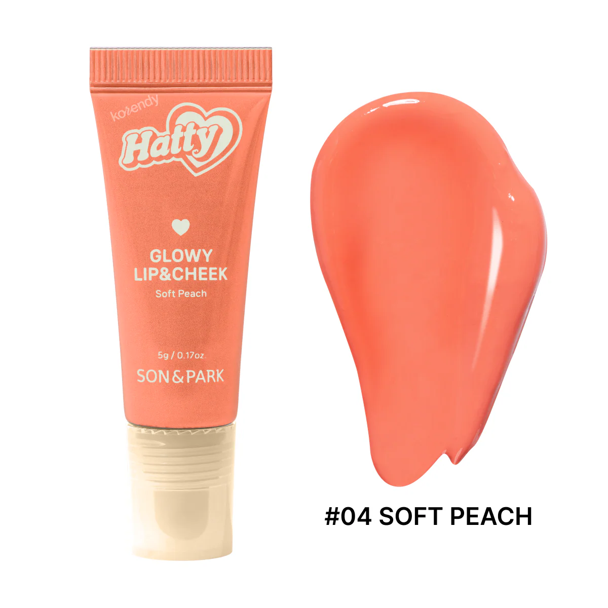 Son & Park - Hatty Glowy Lip & Cheek (Çok Amaçlı Işıltılı Likit Dudak ve Yanak Renklendiricisi) 5g - Image 3