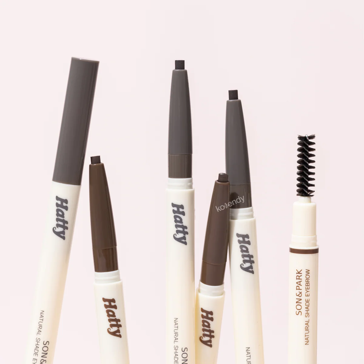 Son & Park - Hatty Natural Shade Eyebrow (Doğal Tonlu ve Topaklanma Yapmayan Çift Taraflı Kaş Kalemi) 0.15g - Image 3