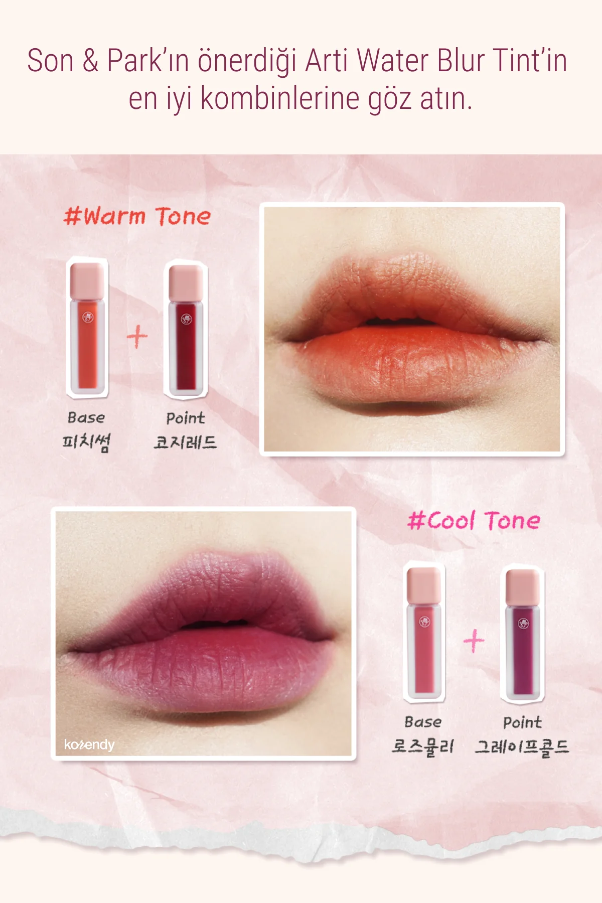 Son & Park - Water Blur Tint (Pürüzsüz Gösteren Kadifemsi Dokulu Uzun Süre Kalıcı Su Bazlı Tint) 4.4g - Image 10