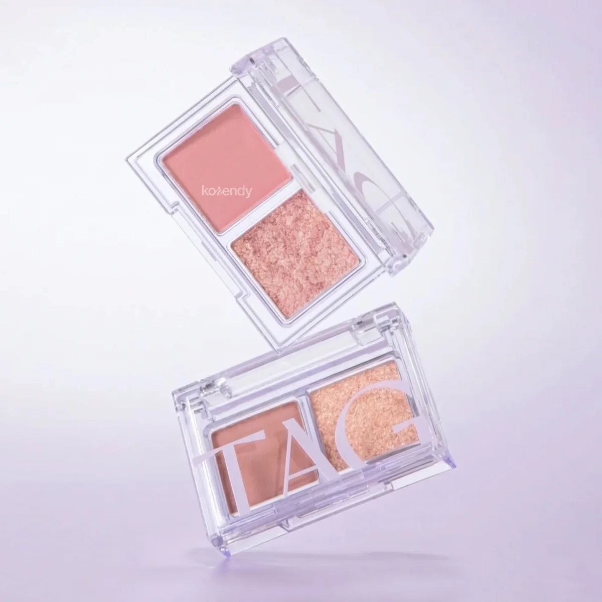 TAG - Gleam On Eye Palette (İpeksi Mat ve Kristal Işıltılı İkili Göz Paleti) 1.4g - Image 9