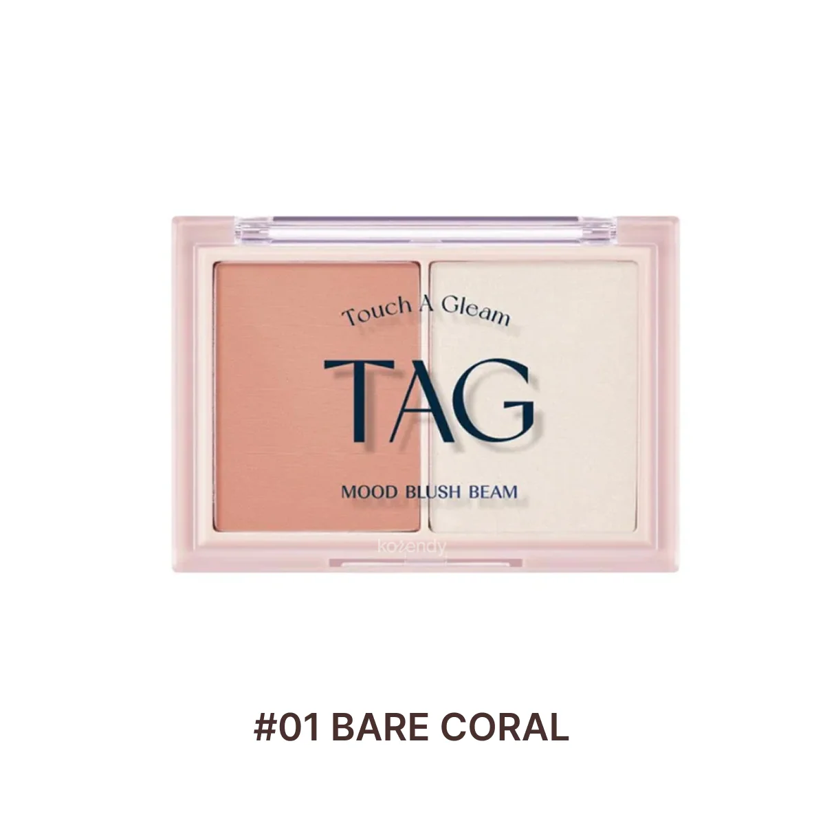 TAG - Mood Blush Beam (Doğal Işıltılı Allık ve Aydınlatıcı Paleti) 9g